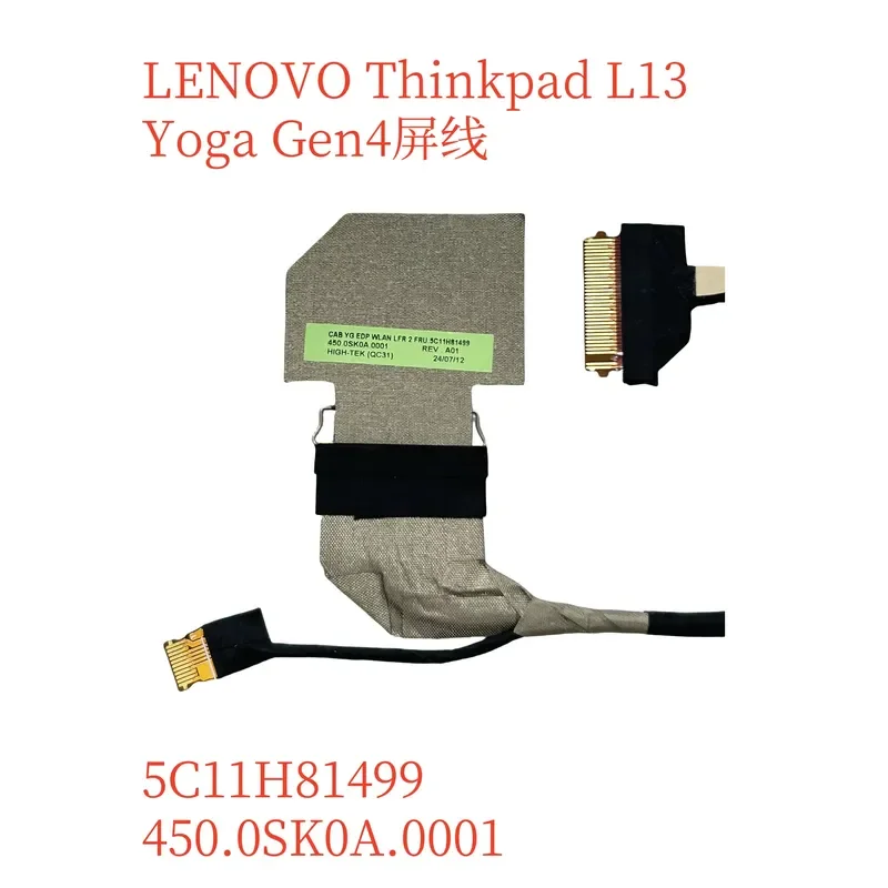 For Applicable, Lenovo ThinkPad L13 Yoga Gen 4 screen cable 5C11H81499