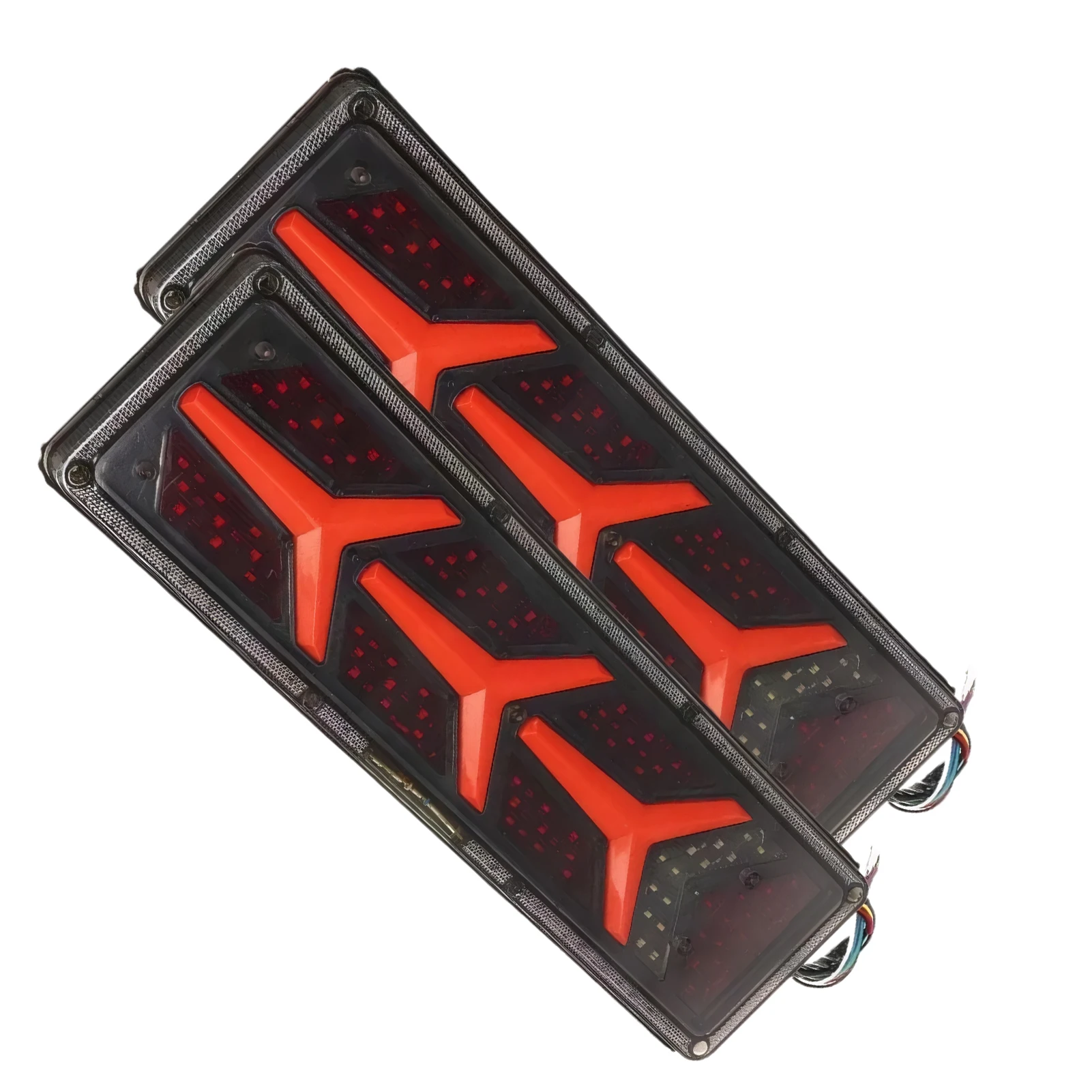2pcs/set 2PCS LR LED Rear Tail Lights Warning Lights Rear Tail Rear Tail Light Tail Light Waterproof