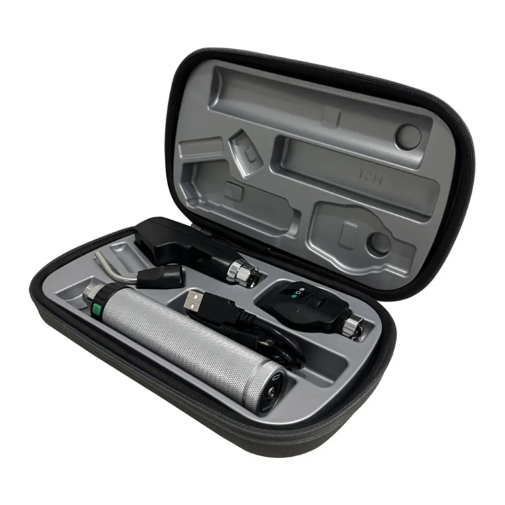 معدات طب العيون البيطرية القابلة لإعادة الشحن مجموعة منظار العين المباشر