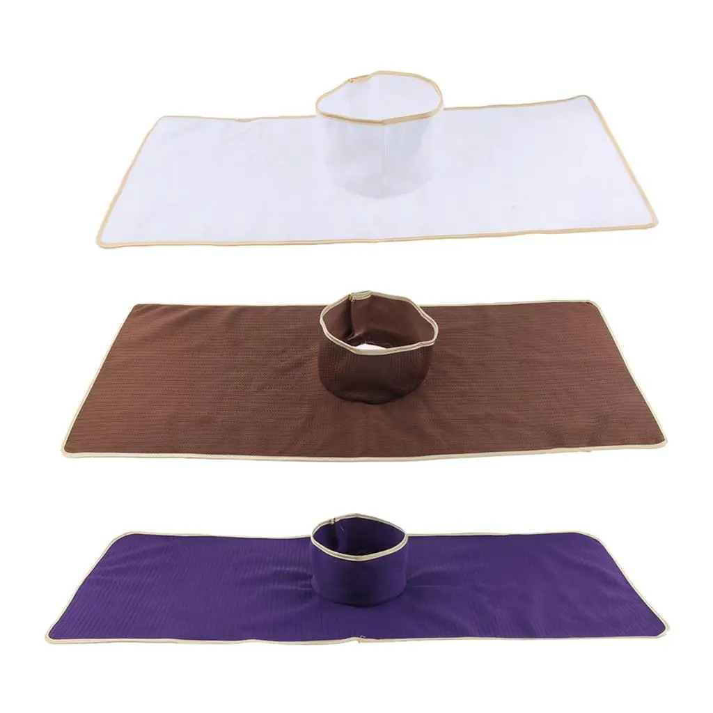 Beauty Salon Reusable Massage Bed Table Pad Sheet Cover with Hole