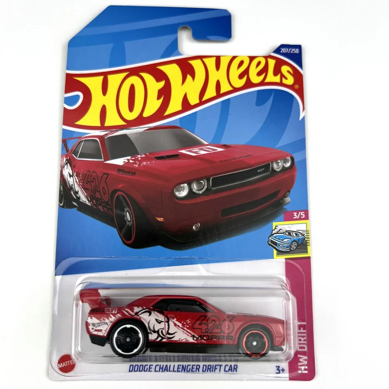 2022-207 Hot Wheels Cars DODGE CHALLENGER DRIFT CAR 1/64 Metal Die-cast Model Collection Toy Vehicles