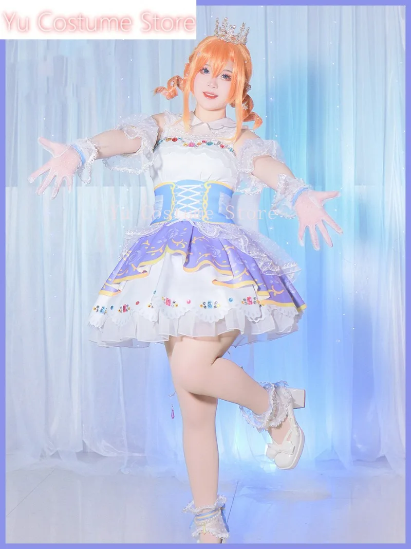 Love Live! Royal Princess Arc Ver Kosaka Honoka Women Cosplay Costume Cos Game Anime Party Uniform Hallowen Play Role Clothes