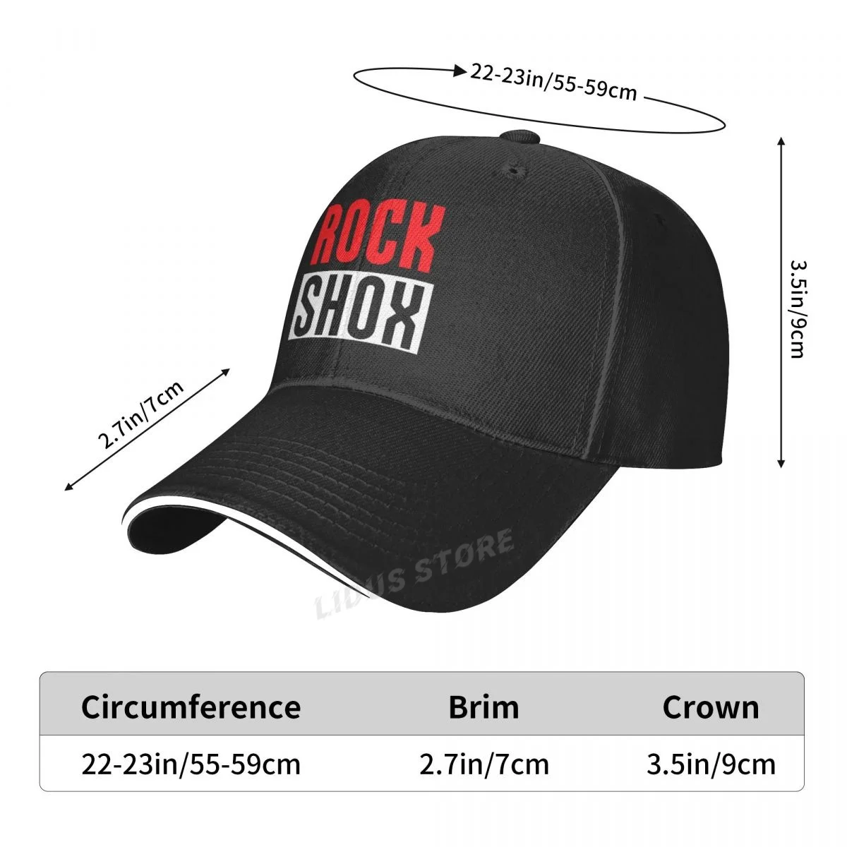 Rockshox Rock Shox Baseball Caps Adult Hat Adjustable Fashion Outdoor Caps