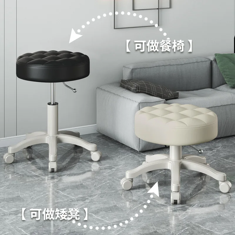 AOLIVIYA Salon Barber Chair Beauty Manicurist Nail Chair Professional Hairdressing Stool Swivel Lift Makeup Master Stylist