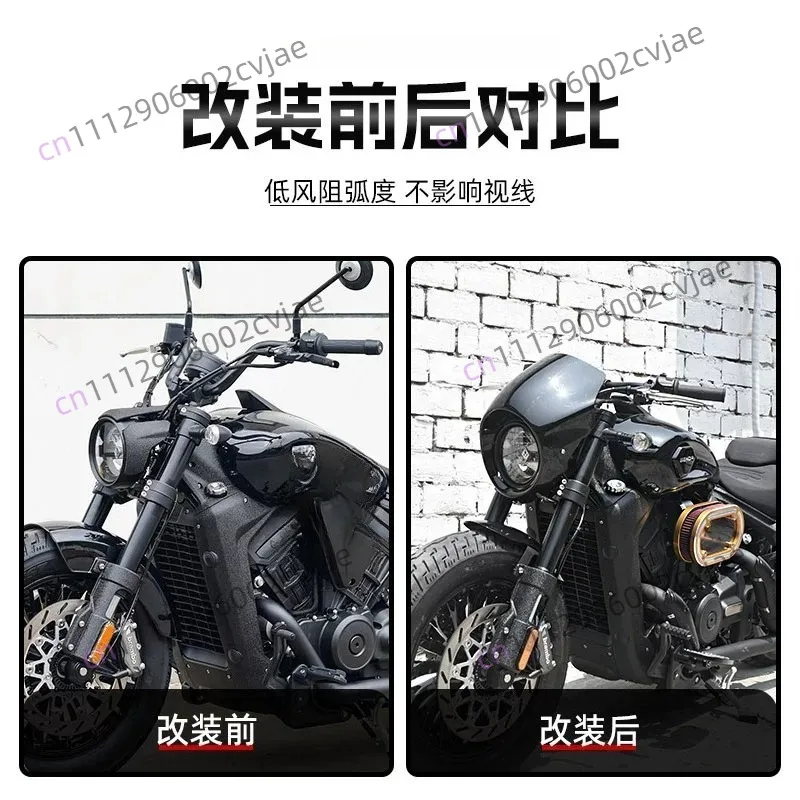 Benda Dark flag 500 Benda Darkflag 500 Accessories Retrofit Headlight Cover Pig Head Cover Windshield Shroud Front Panel Win