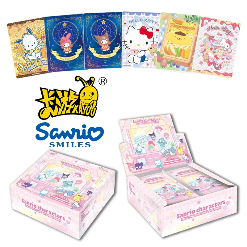 

KAYOU натуральная карта Sanrio Mengmeng, классический пакет, жизненный фильм Sanrio, семейная серия, коллекционные карты аниме, детские игрушки, подарки