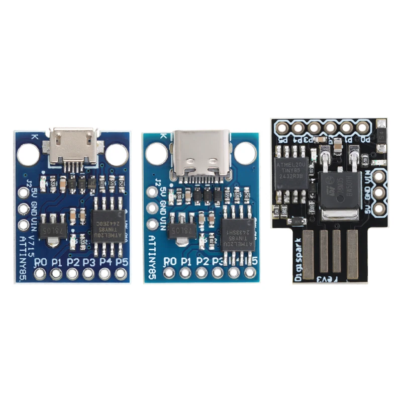 Placa de microenvolvimento ATTINY85, módulo microcontrolador AVR de 8 bits, placa de expansión Digispark kicksta