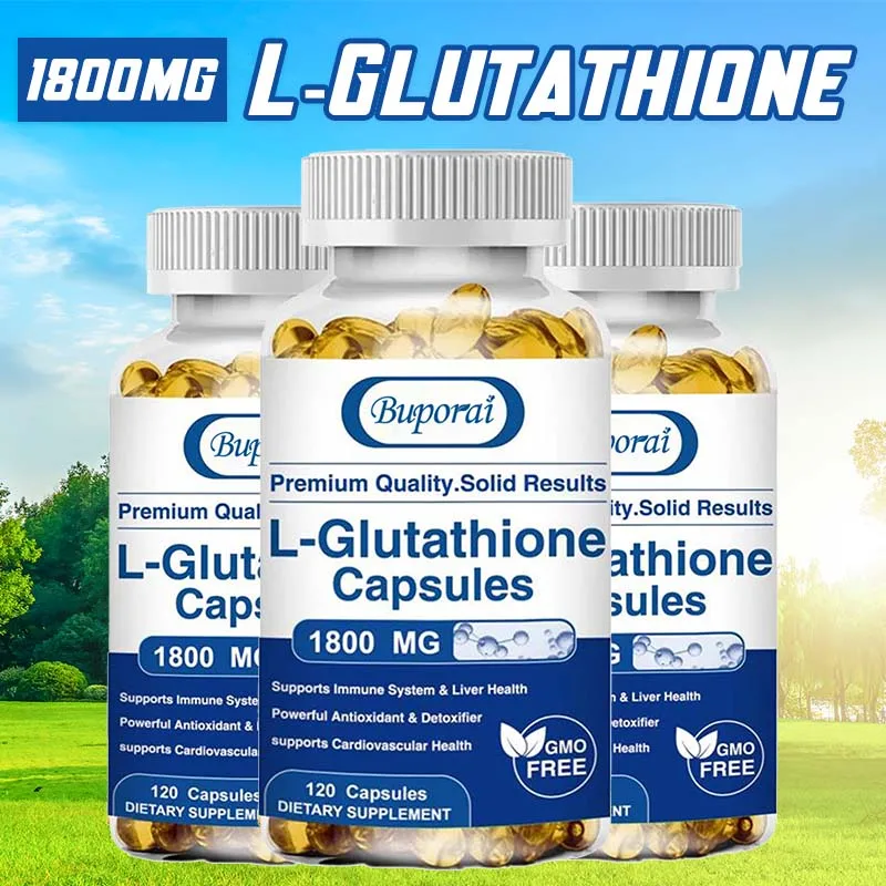

Glutathione Capsules Supplement Antioxidant Immunity Dull Skin Detoxification Whitening Health Supplement