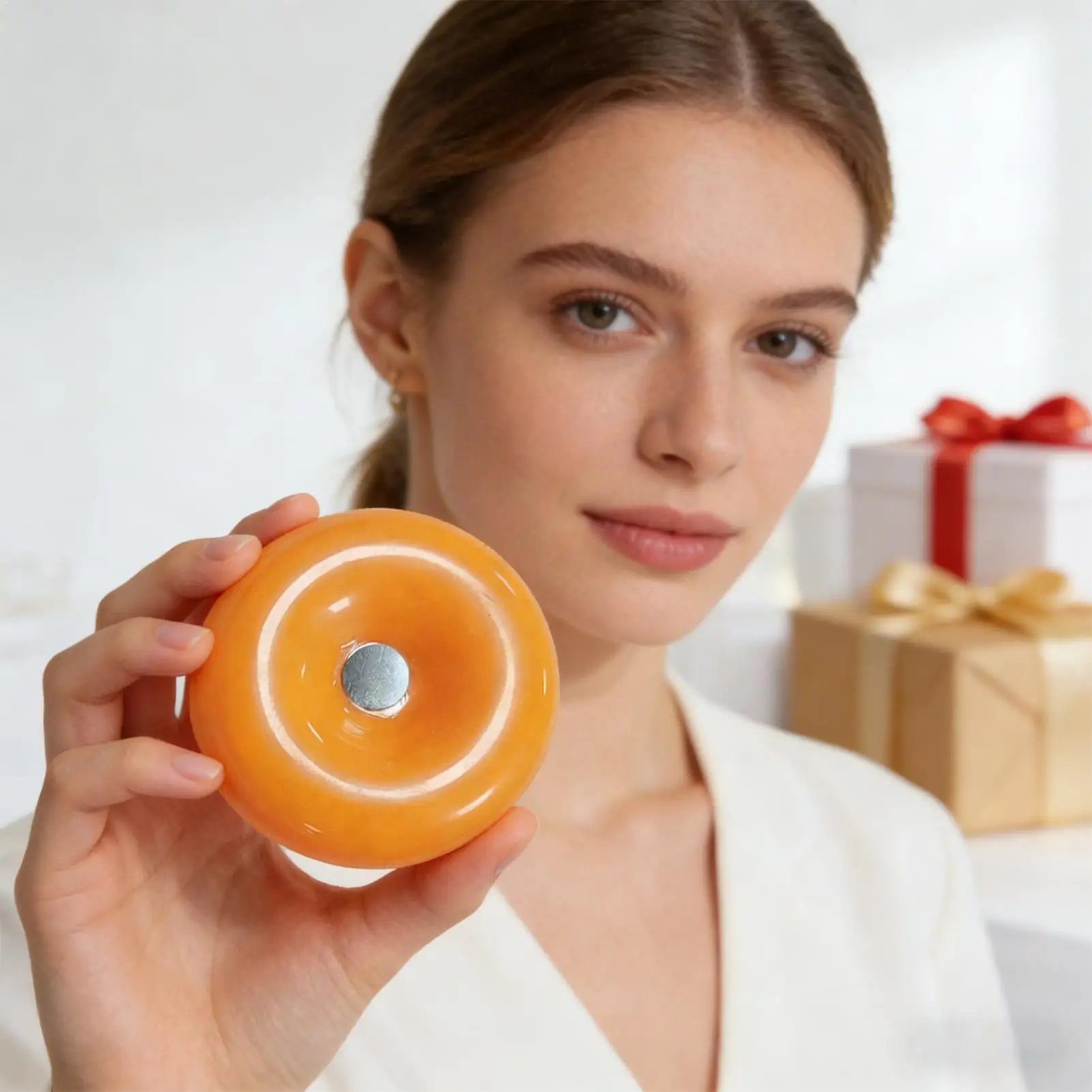 

Bag Light Smart LED Cute Lamp Donut Shaped Sensor Tote Bag Light For Women Men Girls Mother Friends Wallet Tote Backpack Living