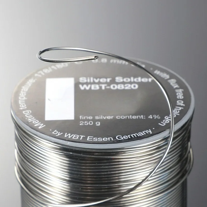 

WBT-0820 0.8mm silver 4% fever audio solder wire solder wire