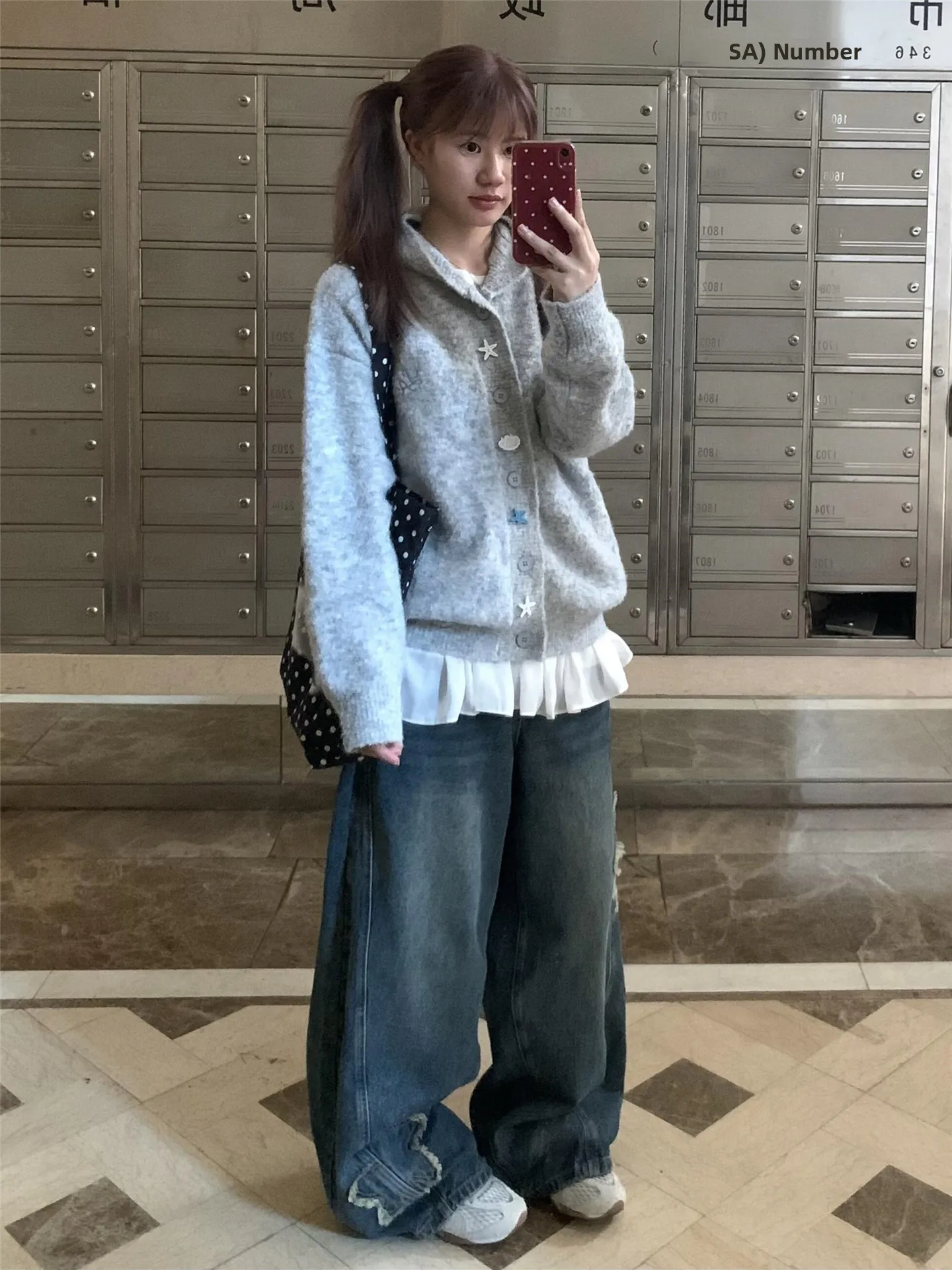 

Женские джинсы с высокой талией и широкими штанинами, синие, с принтом звезд, свободные, струящиеся, весенние, модные, больших размеров, в пол, повседневные, из хлопка