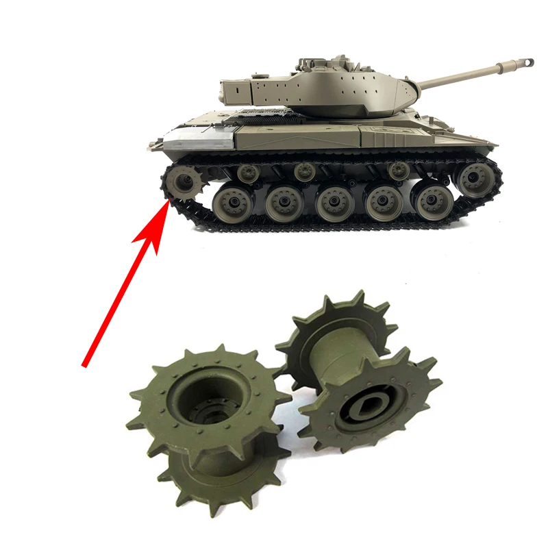 Heng Long 1:16 3839-1 USA M41A3 Walker Bulldog rc tank plastic sprocket/driving wheels, M41A3 plastic part spare accessories