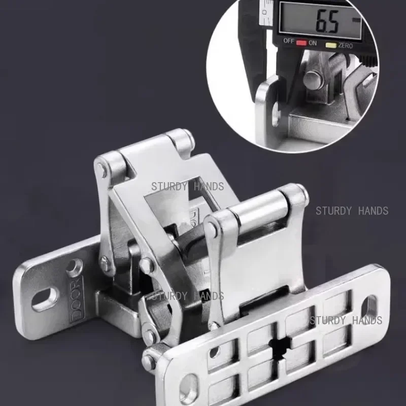 

1 thick stainless steel dry hanging stone door hinge heavy-duty concealed fire hydrant box pipe well door hinge