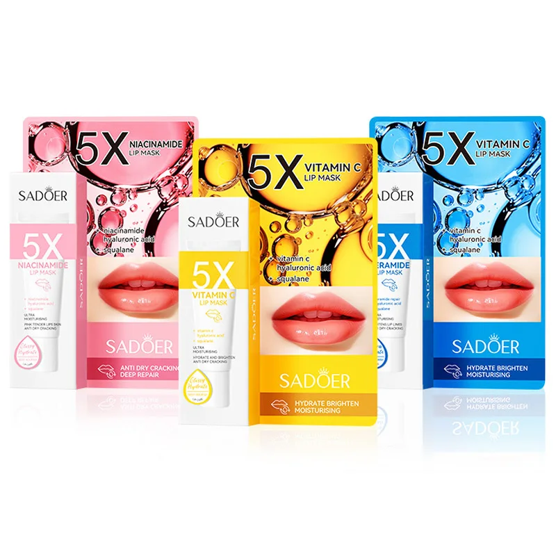 SADOER ترطيب مستحضر تجميل للشفاة الشفاه طبطب مغذي ترطيب المضادة للتجاعيد الشفاه سمنة كريم أحمر الشفاه الجمال كويرا العناية بالبشرة