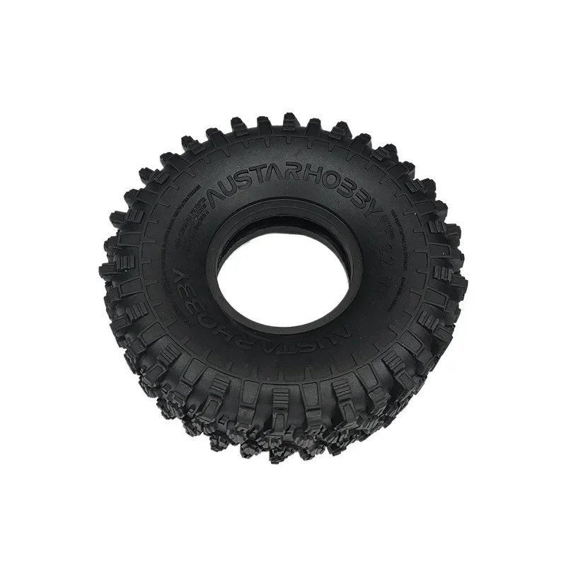 

4PCS 130mm 2.2" RC Rock Crawler Tires for Axial TRX6 KM5 | Off-Road Rubber Terrain Wheels | 1/8 Scale All-Terra