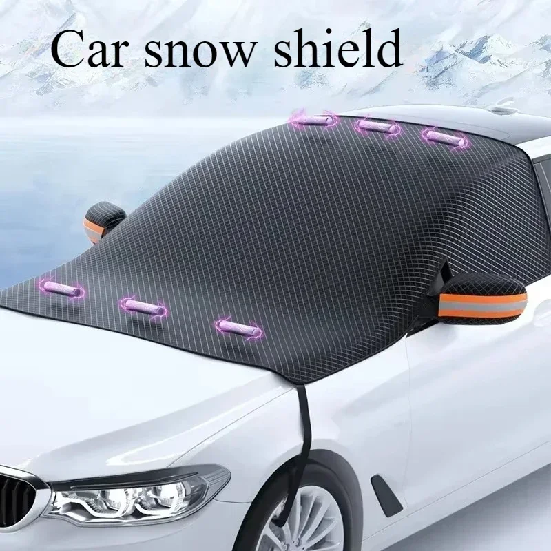 Windshield Cover Car Snow Cover Car Windshield Cover Snow Protector Ice Blocked Front Window Protector Exterior Auto Accessories