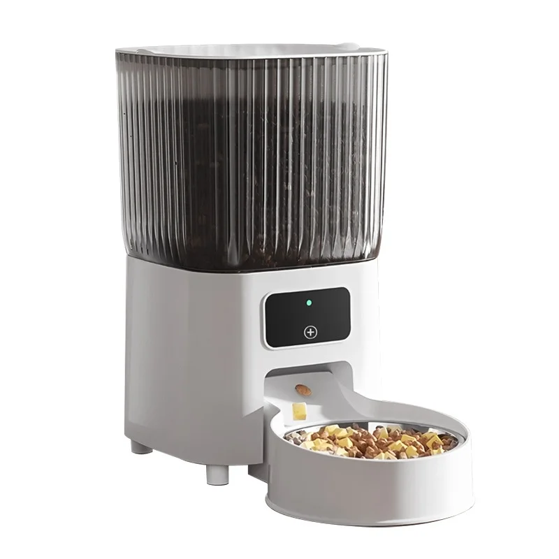 

OEM Wholesale Pet Cat Automatic Feeder Wifi App Remote Control Supplies Timed Quantitative Feeding Remote Voice Video Bowl