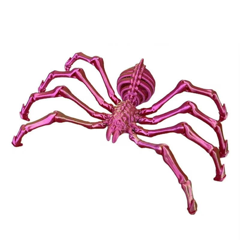 3D Articulated Spider Articulated Fake Spider Figures Adults Executive Desk Toys Stress Relief Toys For Workplace Home