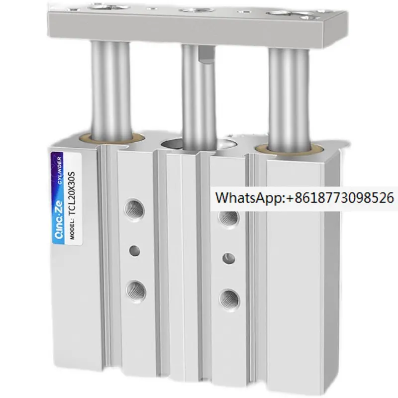 

Small pneumatic three-rod three-axis cylinder with guide rod TCL12/16/20/10-20-30-40-50-75-100S