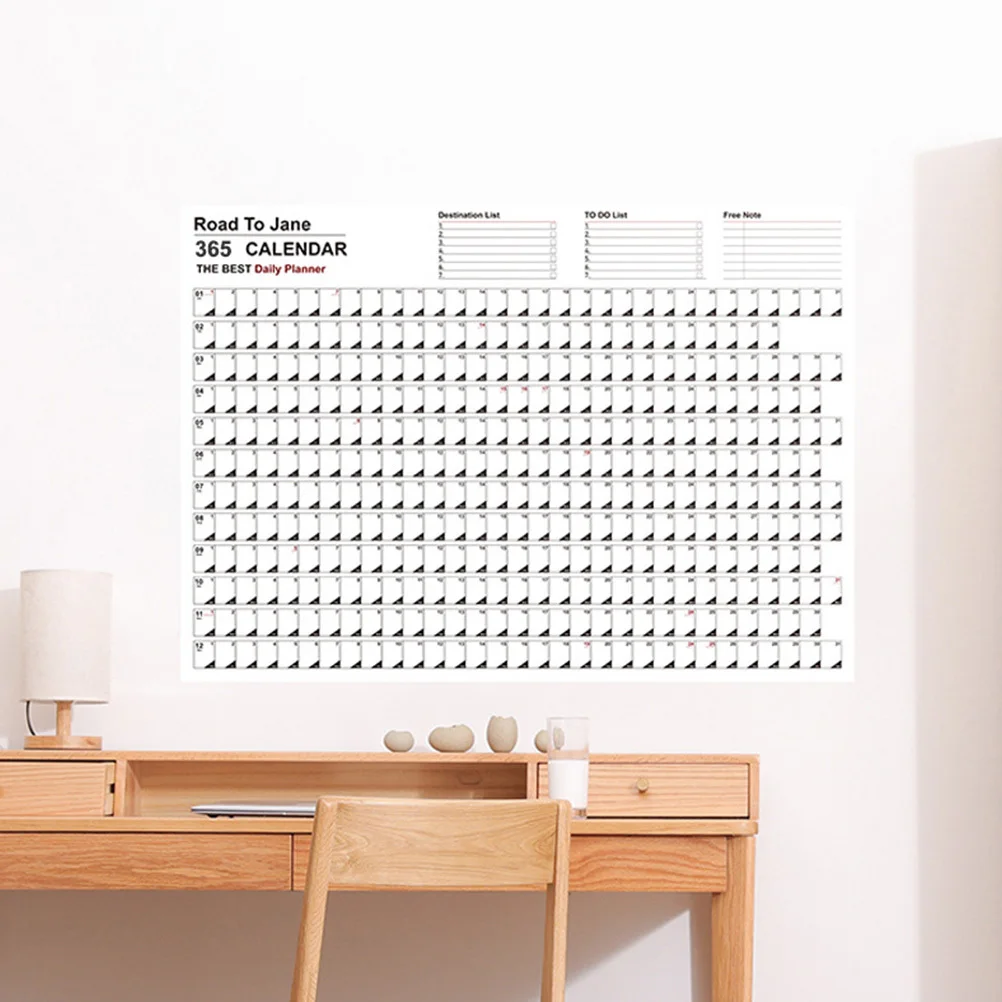 

1pc Annual Wall Calendar 2023 Hanging Planner English Monthly Calendar For Home Office Schedule Organizer Multipurpose Agenda