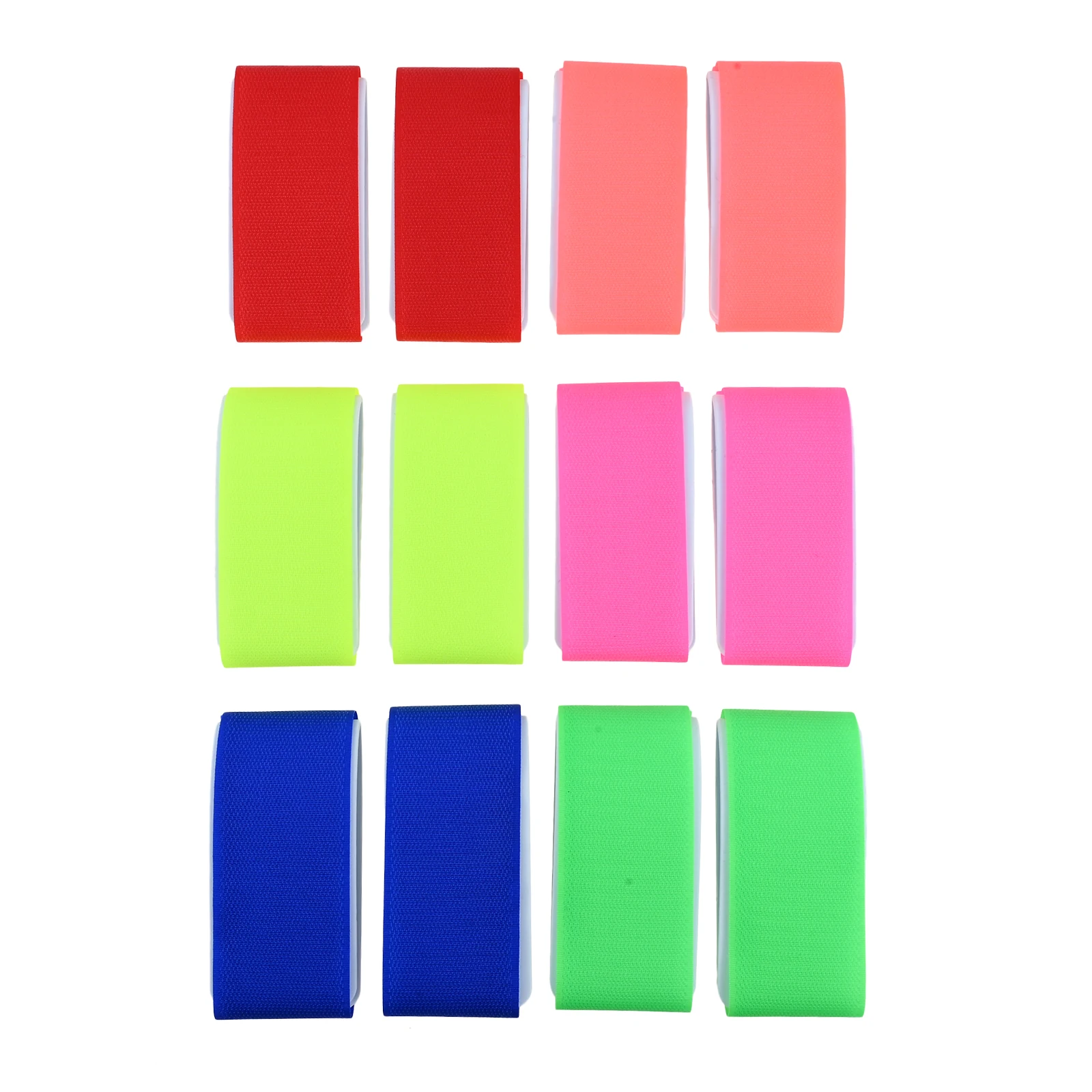 12 قطعة أشرطة التزلج القابلة للتعديل السحابات النايلون و إيفا على الجليد الفيلكرو حزام المجلدات 6-ألوان على الجليد السحابات اكسسوارات #1