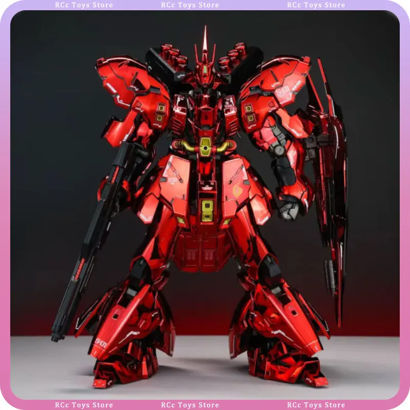 

Модель STAR 1/144 RG MSN-04 Sazabi с металлическим прозрачным покрытием, сборный пластиковый конструктор, фигурка робота, пластиковая модель