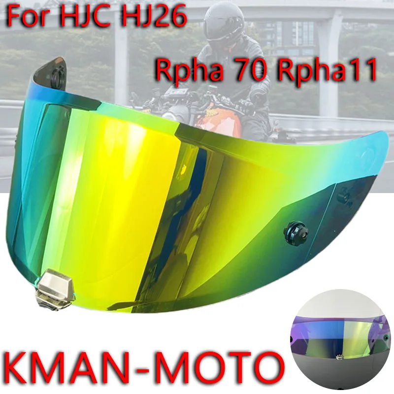 Rpha 70 helmet shield for HJC HJ26 Rpha11 St Dustproof Uv Protection Sunscreen sunscreen Electroplated Lentes Helmet accessories