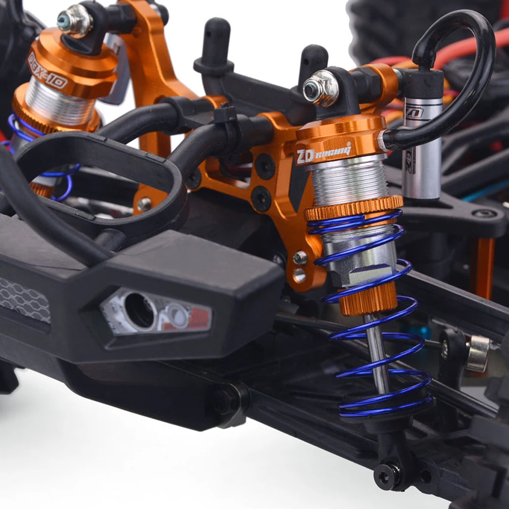 Metal 92MM Front Shock Absorbers 7516 for ZD Racing 1/10 DBX-10 DBX10 4WD Desert Buggy RC Car Original Parts Spare  Accessories