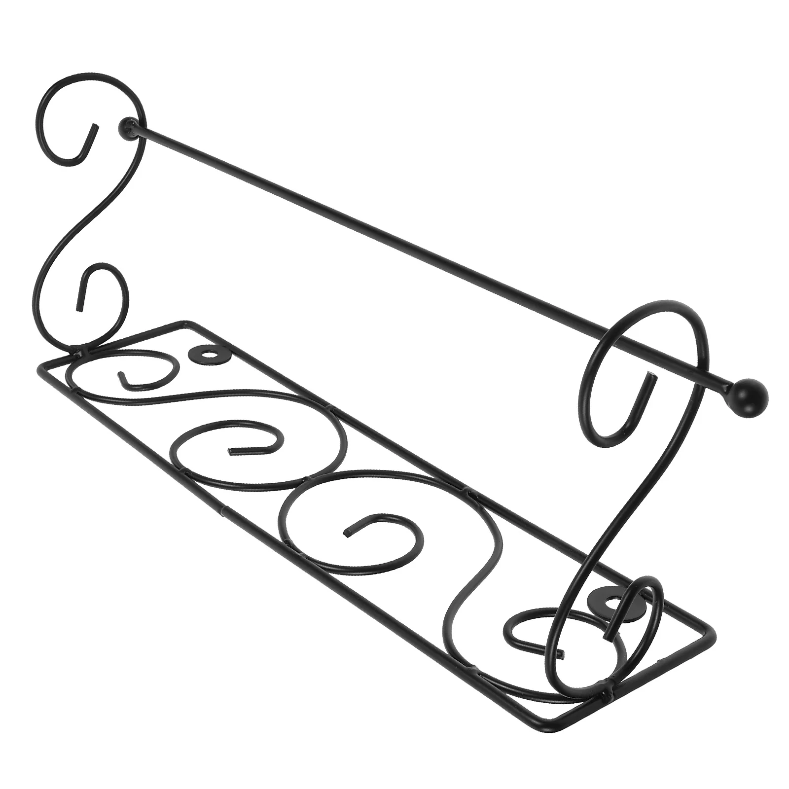 

Vintage Wall Mounted Roll Paper Holder Metal Tissue Rack for Bathroom Kitchen Decorative Storage Wall Paper Holder