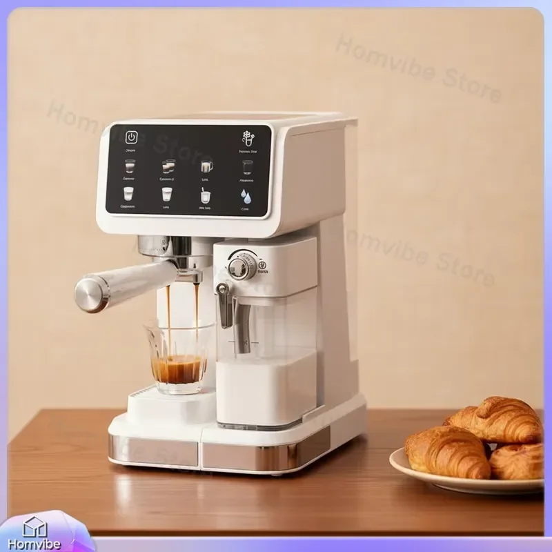Espresso 20 Bar High Pressure Automatic Milk Frother with Smart Touch Color Screen for Home Kitchen Coffee Maker
