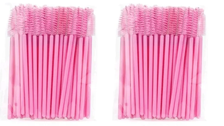 Wholesale 100pcs Makeup Disposable Micro Eyelash Brushes Spoolies For Eyelash Extension Lash Mascara Wands Combs Wholesale