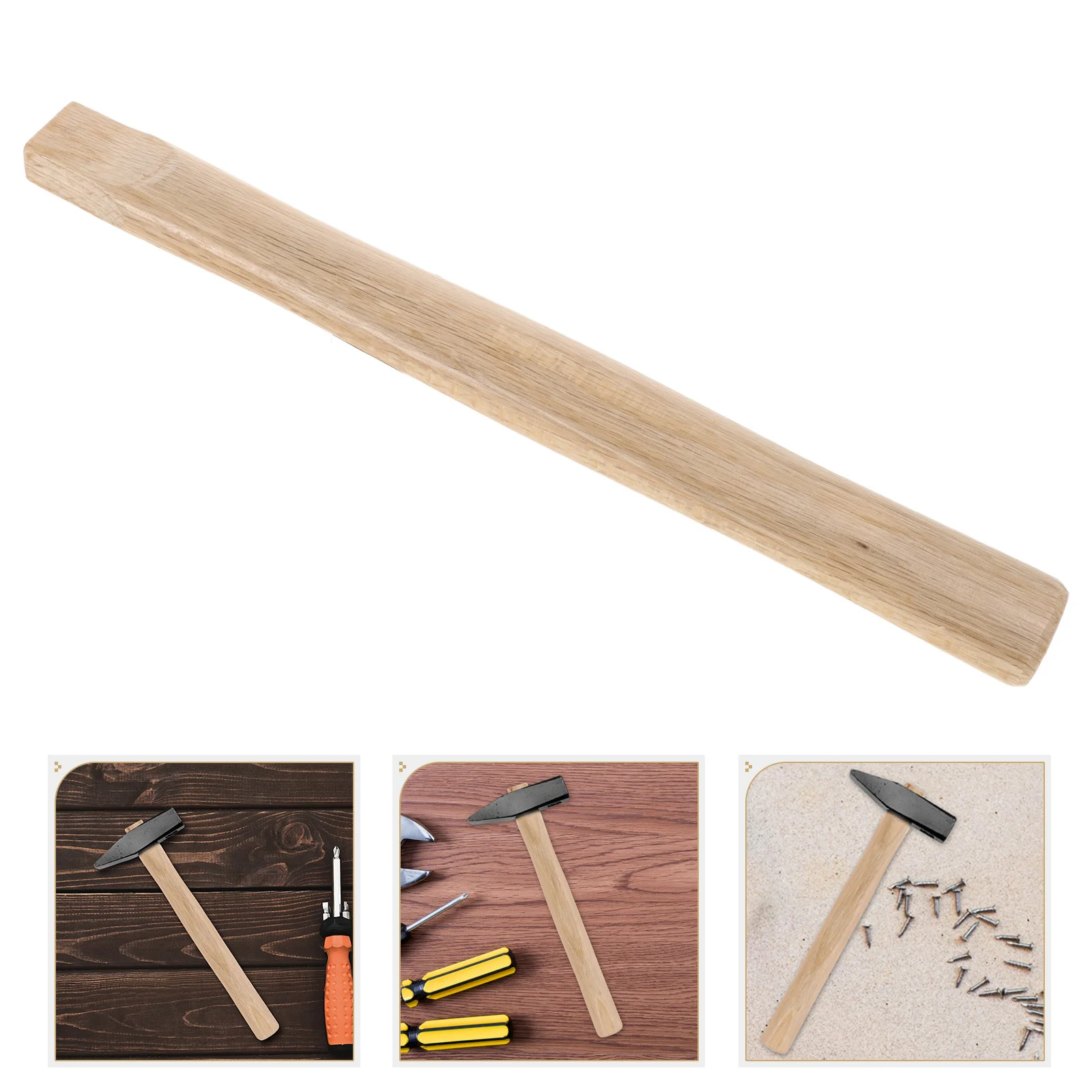 

Wood Handle for Hammer Replacement Durable Extend Life Proper Length Save Labor Comfortable Grip Accessory Hammer Handle