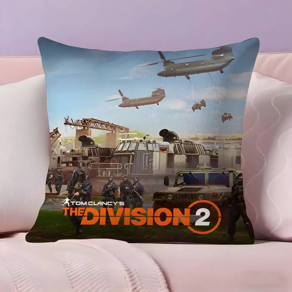 Game Tom Clancys The Division 2 Pillow Case Pillowcase Ultra Soft Skin Friendly Fabric Cloud Like Comfort & Concealed Zipper view 4