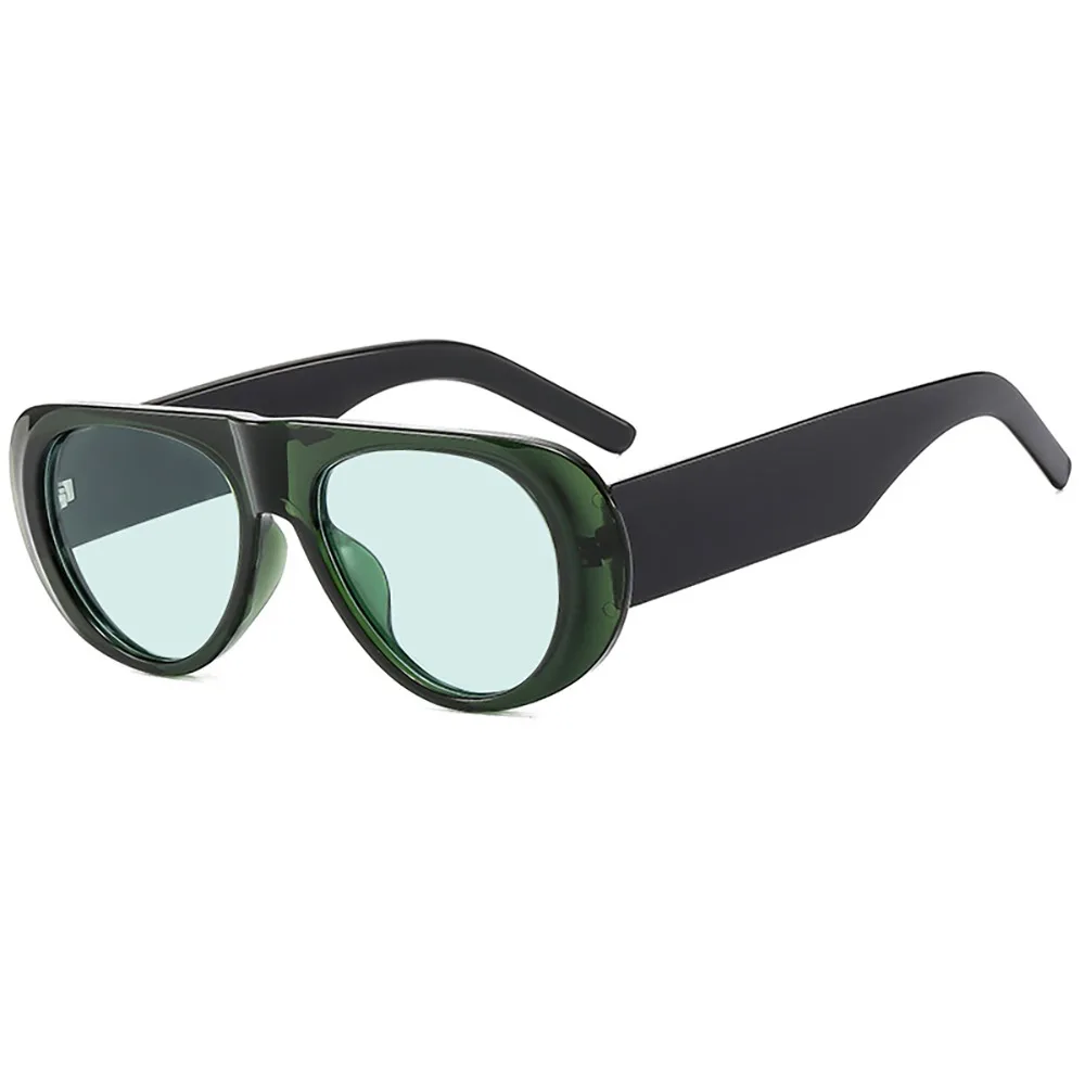 

Personalized Lightweight Large Frame Sunglasses Fashion Vintage Wide Legs Sun Glasses Leopard Print Punk UV400 Eyewear Outdoor