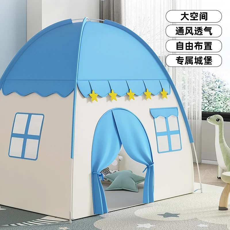 Castillo de bebé de 130CM, tienda portátil para niños, tiendas plegables para niños, casa de juegos para bebés, Castillo de princesa rosa grande para niñas, decoración para habitación de niños