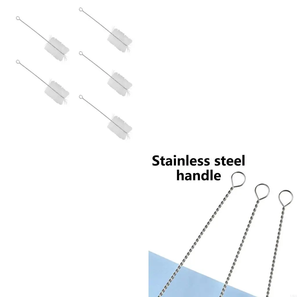 Pack Of 5 Multifunctional Reusable Long Handle Cleaning Brushes For Tight Spaces