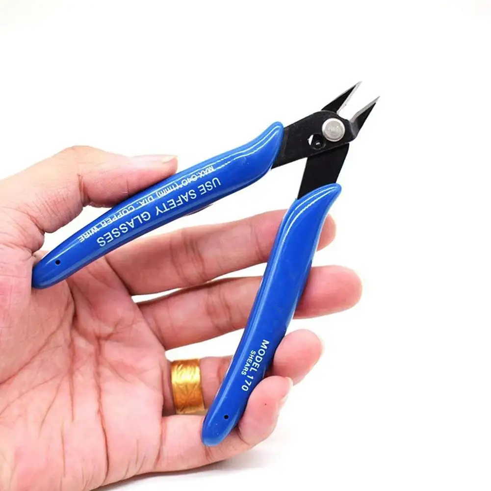Multi Functional Pliers Electronic Diagonal Side Cutting Nippers Cable Cutter Universal Pliers Stainless Steel Nipper Home Tools
