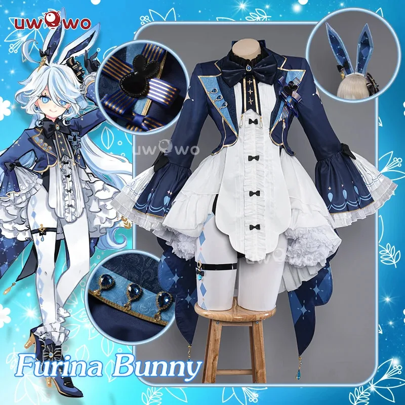 

LQLAST BATCH UWOWO Exclusive Furina Cosplay Genshin Impact Fanart Furina Cute Bunny Suit Cosplay Costume