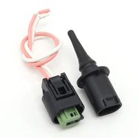 Sensor de temperatura del aire exterior ambiental con arnés de cables para Mercedes Benz A B C S E SLK CLK AMG W211 A209 C350 R171 Sprinter