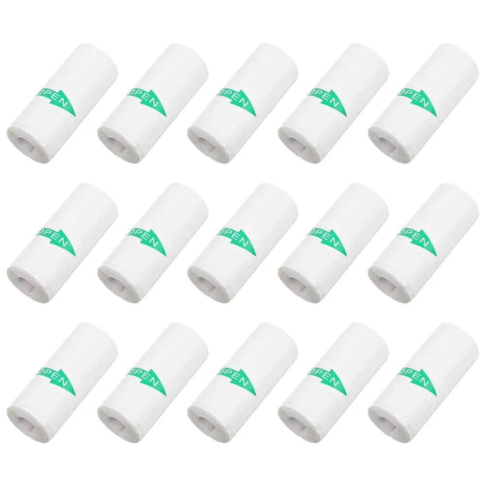 

15 Pcs Mini Printing Paper Adhesive Labels Heat Sensitive Thermal Printer Sticker Self-adhesive