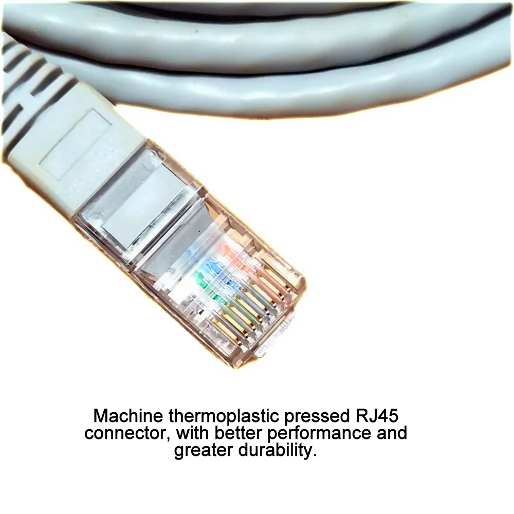 Kabel testowy BELNET 2M 4 pary 8 żył z złączem typu duckbill do RJ45 do paneli patch 110, konwerter, wysokiej jakości kabel telekomunikacyjny do sieci. — zdjęcie 4
