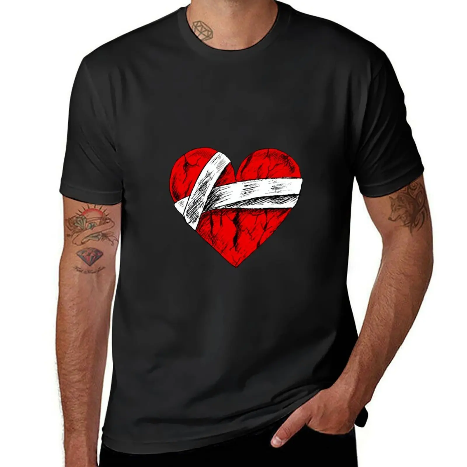 broken heart T-Shirt shirts graphic tees blanks tshirts for men