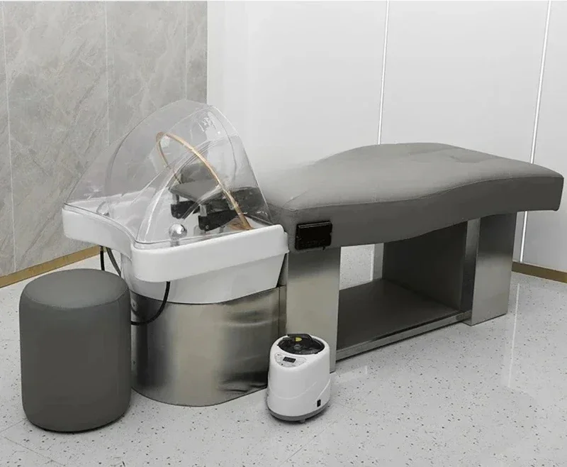 Shower Equipment Shampoo Chairs Water Circulation Thai Shampoo Bed Head Spa Massage Table Lavacabezas Salon Furniture
