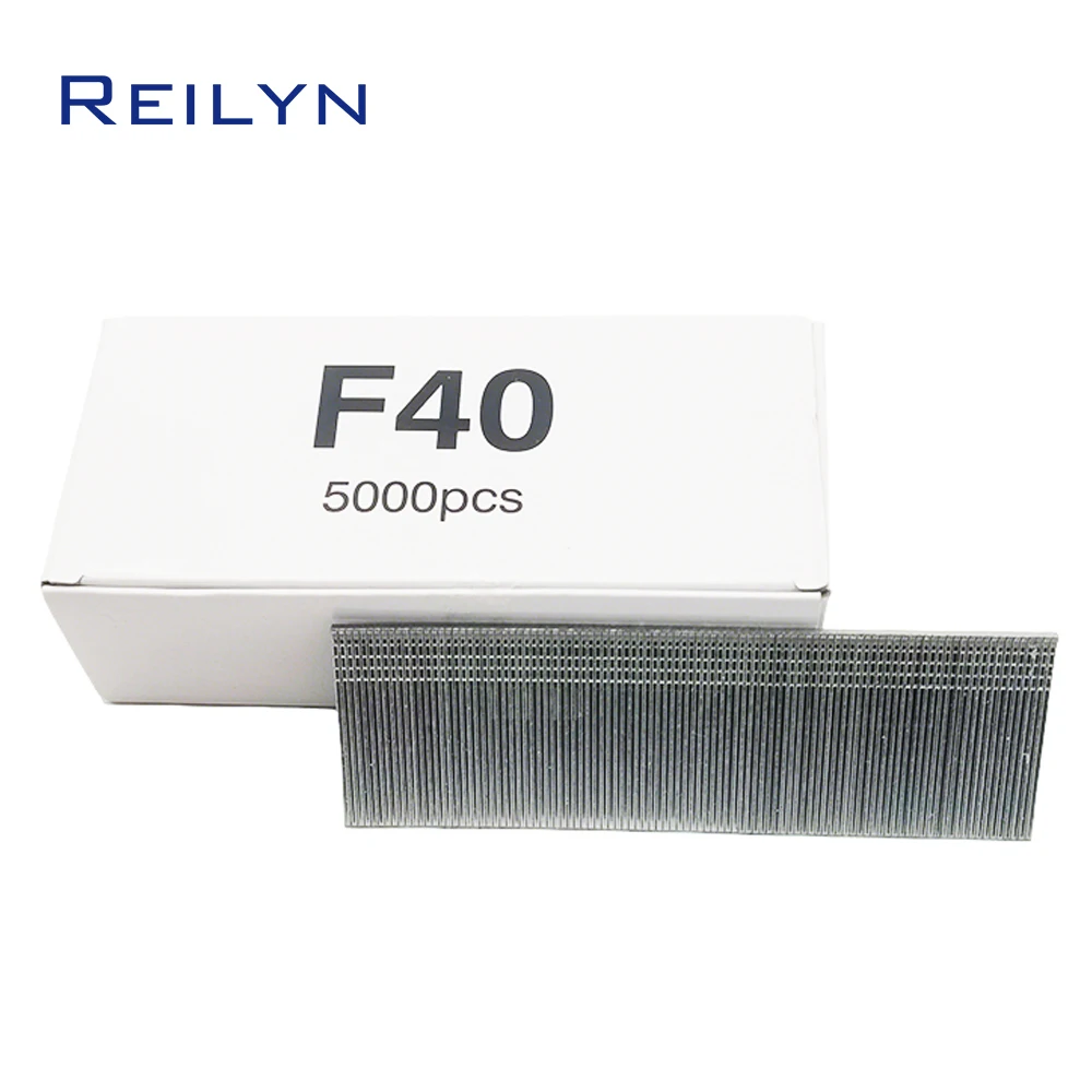 

5000pcs Staples 18Gauge Brad Nail Gun Nails 40mm F-type Nails Framing Nail Pin for Cork sofas leather seats furniture upholstery