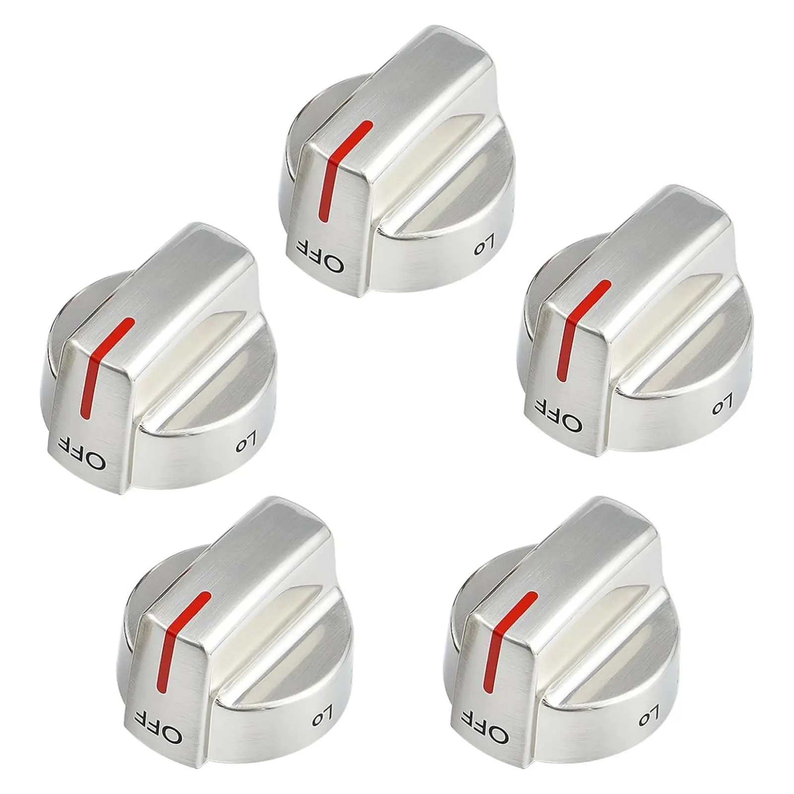 5Pcs/Set Gas Stove Rotary Switch Control Knobs Replacement Parts For Frigidaire Oven Gas Range Accessories 5304509064 5304509929