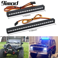 9imod Metal 16/22LED RC Roof Lamp Light Bar Colorful for 1/10 RC Crawler Car Axial SCX10 90046 D90 Traxxas TRX-4