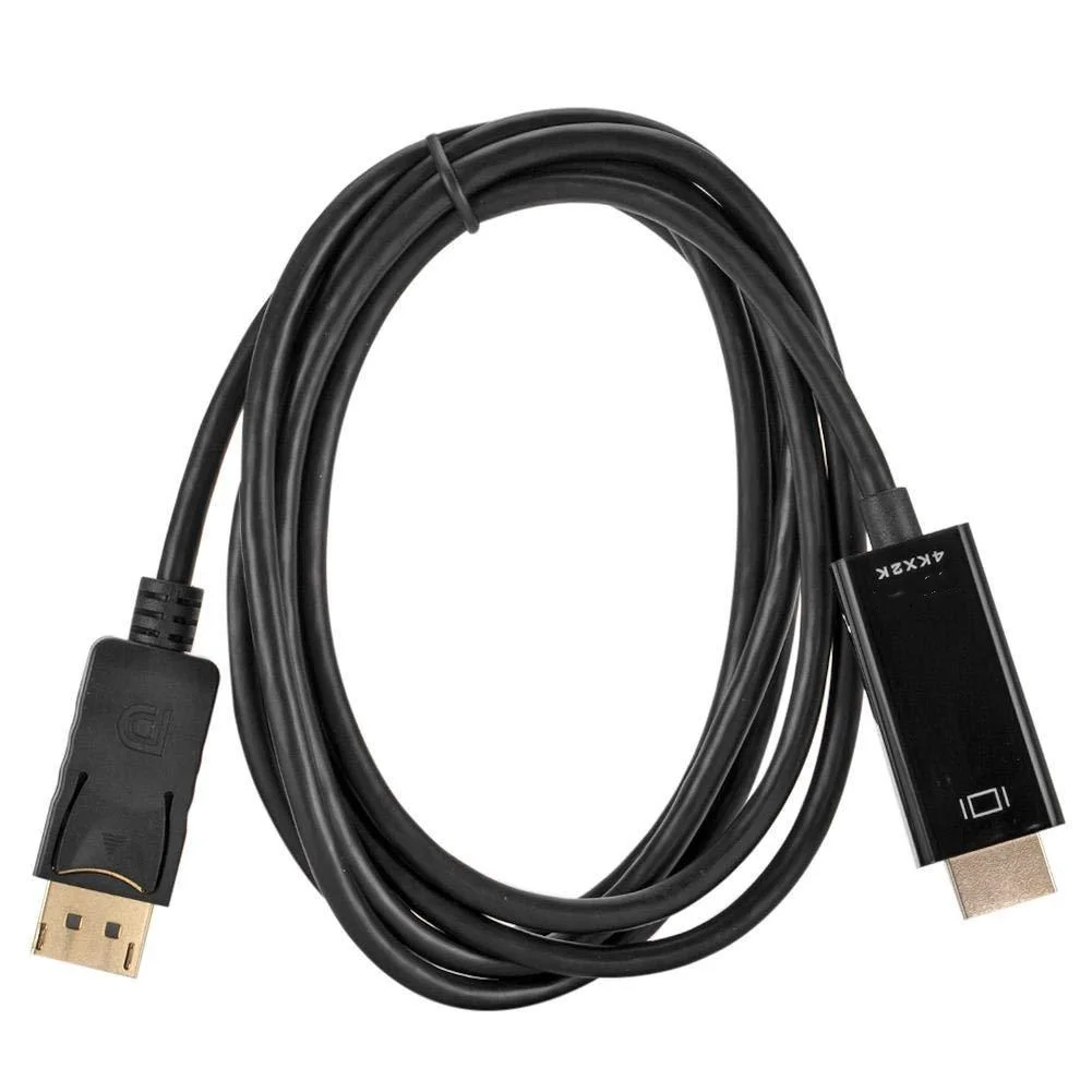 4K 2K DisplayPort إلى HDMI-متوافق مع محول صوت الفيديو محول عرض ميناء كابل DP لأجهزة الكمبيوتر المحمول العارض شاشة تلفاز الكمبيوتر PS3