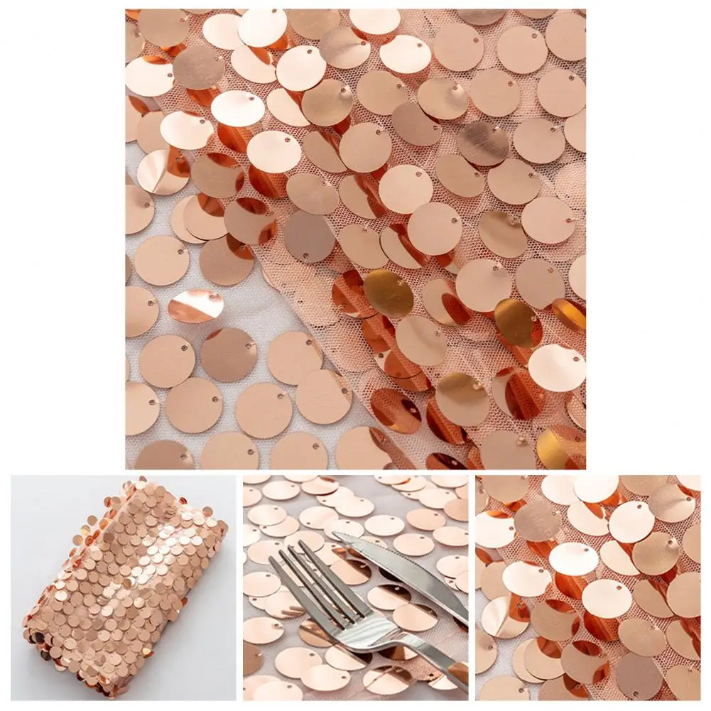 Table Runner Table Runner Decor Sparkling Sequin Table Runner Long-lasting Colorful Decoration for Dinning or Mermaid Party