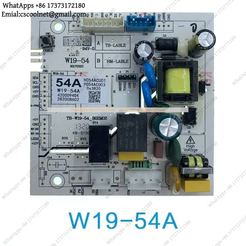 Homa W19-54A/B/C/D/E/F/G Refrigerator Main PCB Power Control Board for Candy Magic Chef Super General Frigidaire Parts