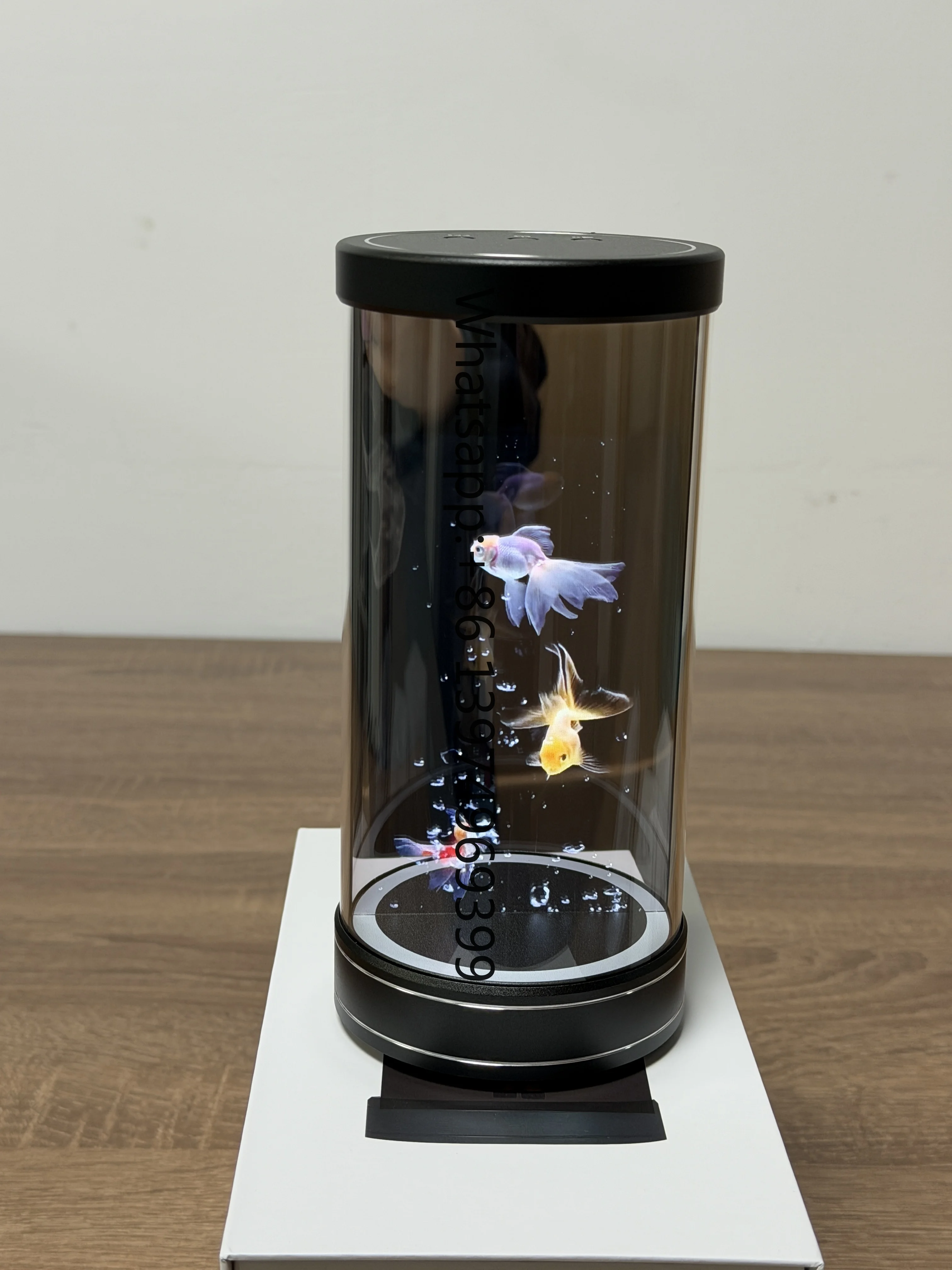 Mini 3D Hologram Display Portable Holographic Cylinder Display Handheld 5inch Holo Tube Mini Hologram